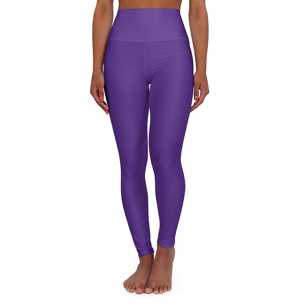 Purple High Waisted Leggings