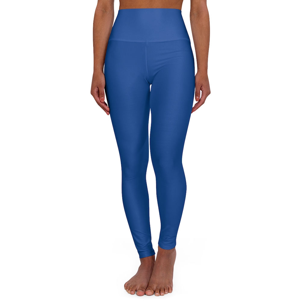 Blue High Waisted Leggings