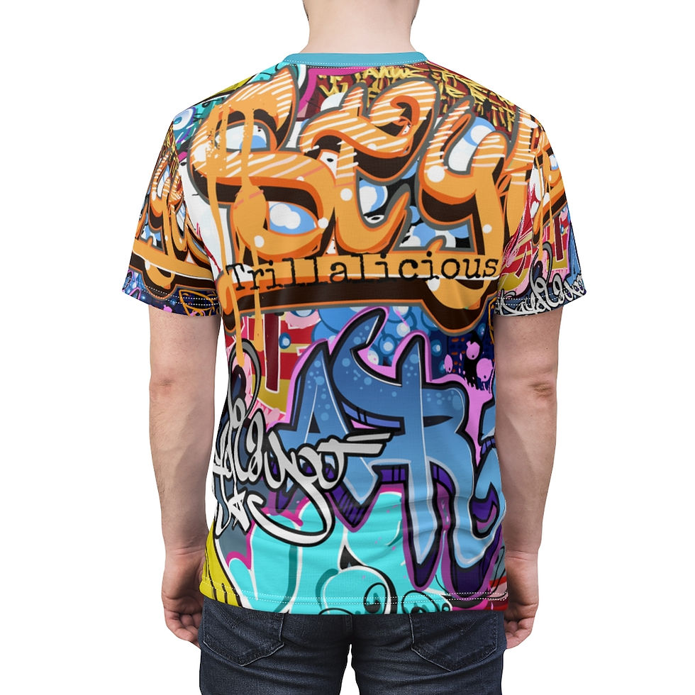 Thumbnail: Trillalicious Graffiti Men's AOP Cut & Sew Tee