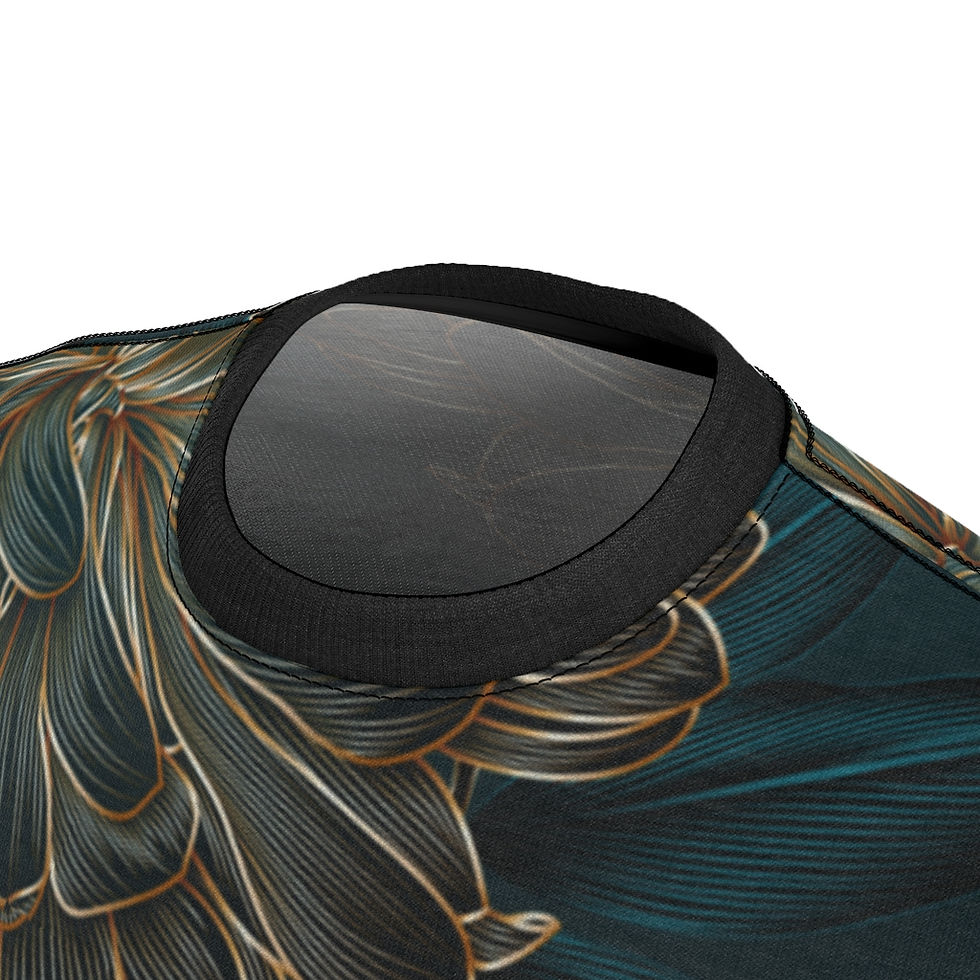 Thumbnail: Trillalicious Leaf &  Floral Print  Designer AOP Cut Tee