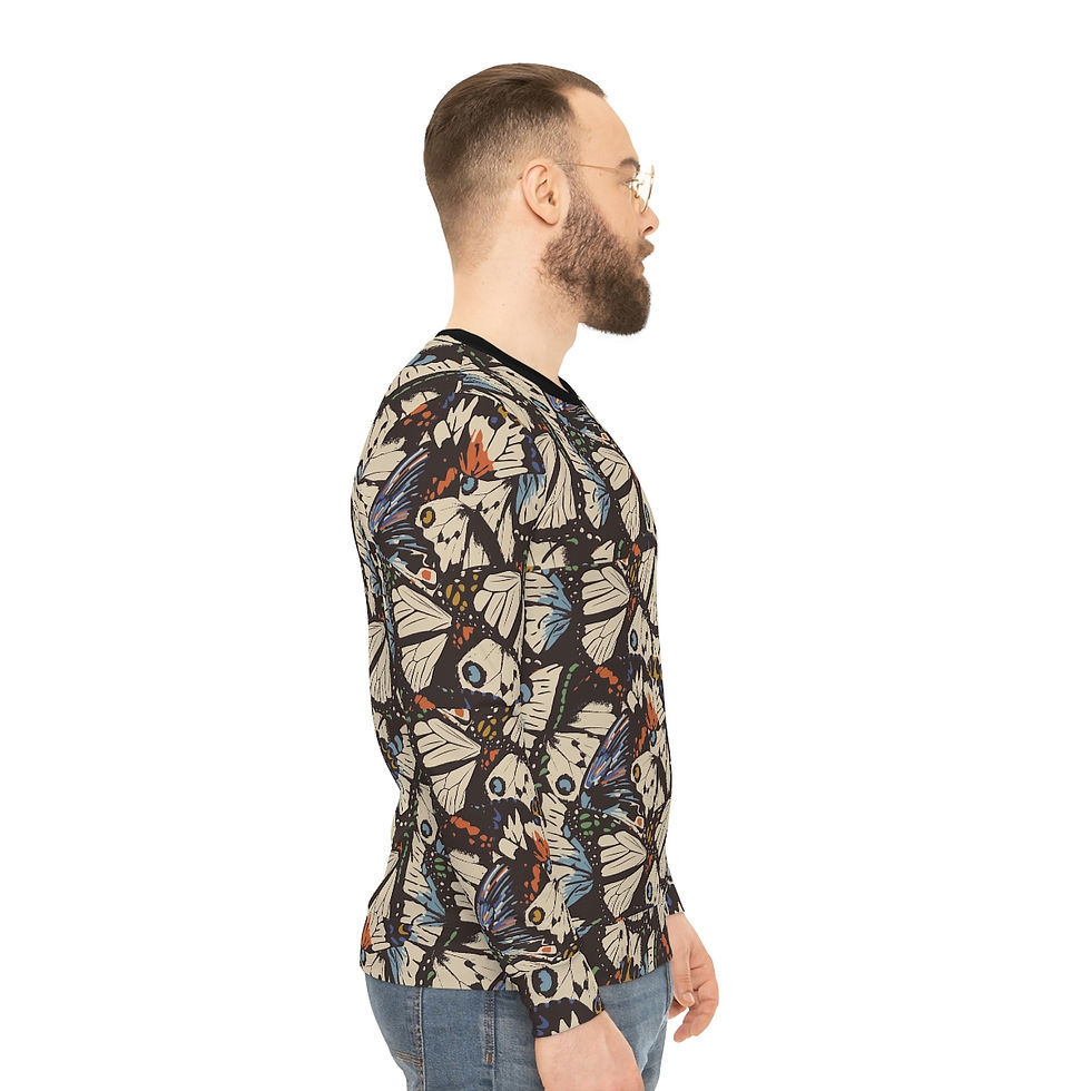 Thumbnail: Butterfly Wing Graphic Lightweight Sweatshirt