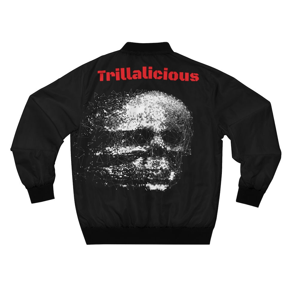 Thumbnail: Unisex Trillalicious Men's AOP Bomber Jacket