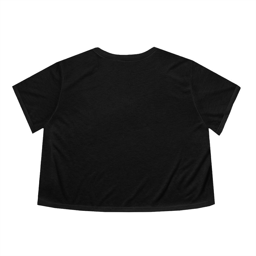 Thumbnail: Rainbow Trillalicous Women's Flowy Cropped Tee