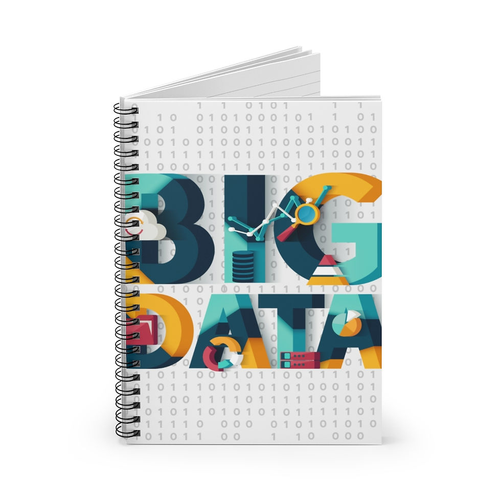 Thumbnail: Big Data Spiral Notebook - Ruled Line