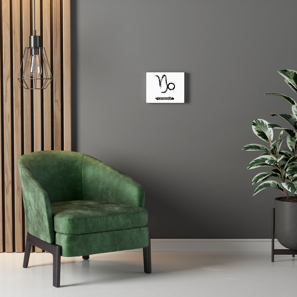 Thumbnail: Capricorn Zodiac Canvas Gallery Wraps