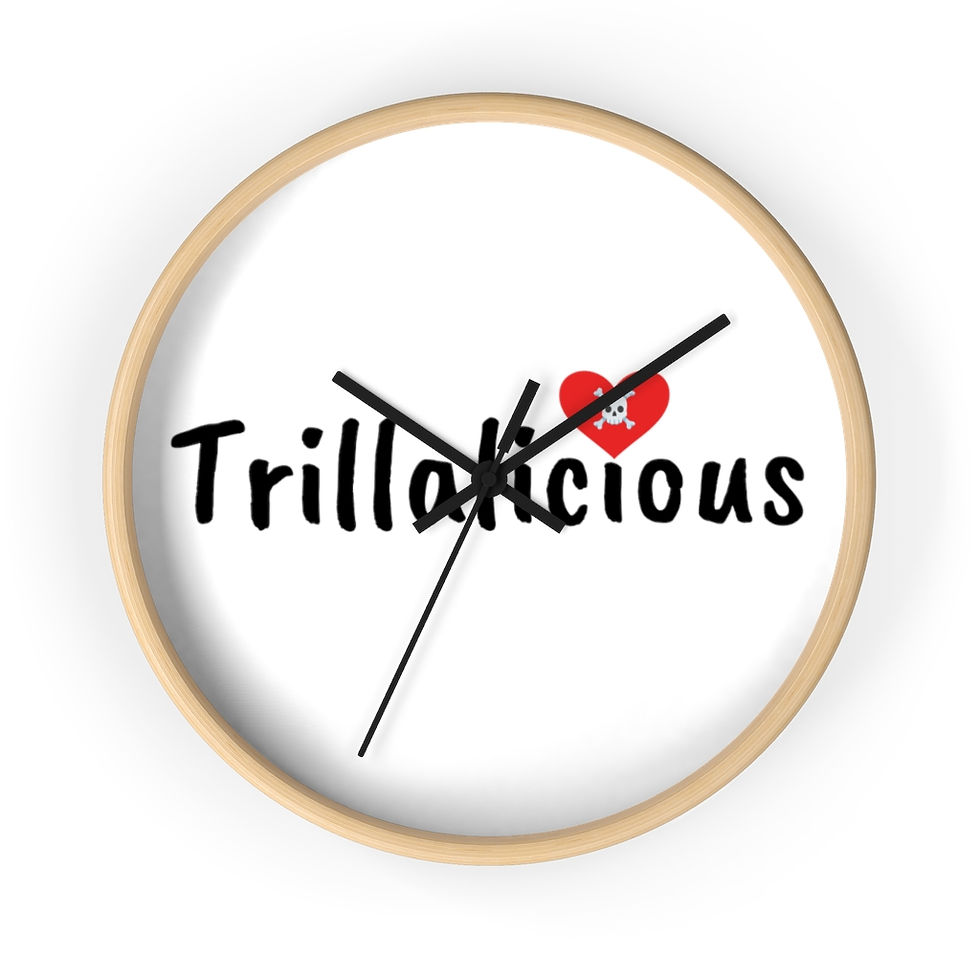 Thumbnail: Trillalicious Killer Heart Logo Wall clock