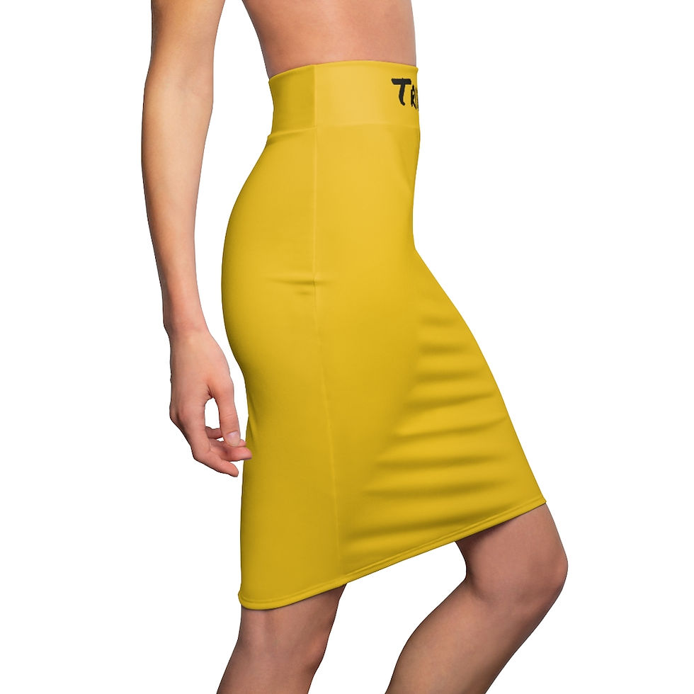 Thumbnail: High-Rise Trillalicious Logo Women's Pencil Skirt