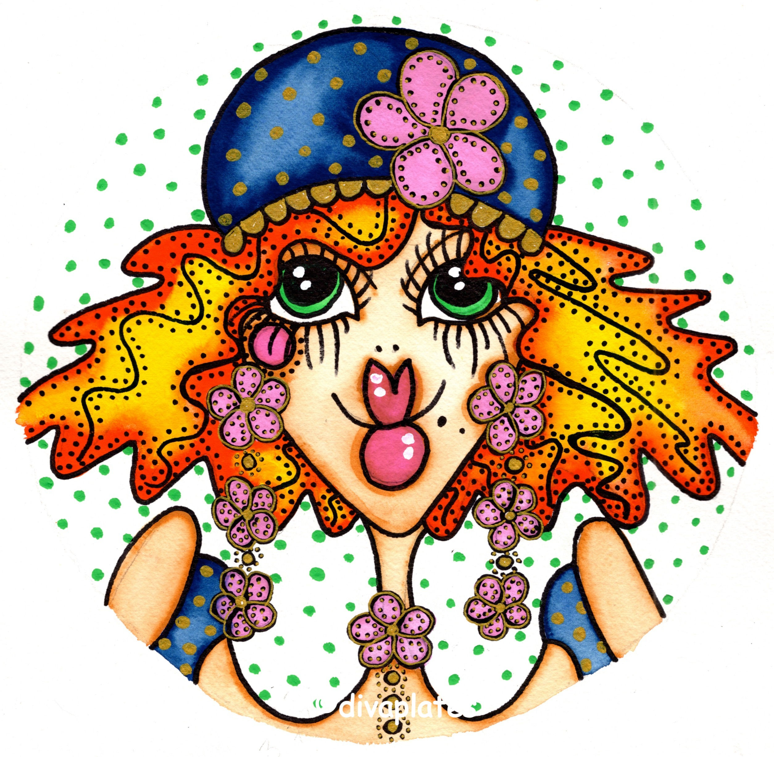 Diva Gypsy 9" Melamine Plate