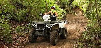 ATV in Jungle of Cozumel
