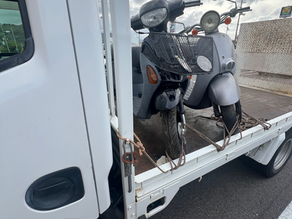 原付バイク長期放置引取り