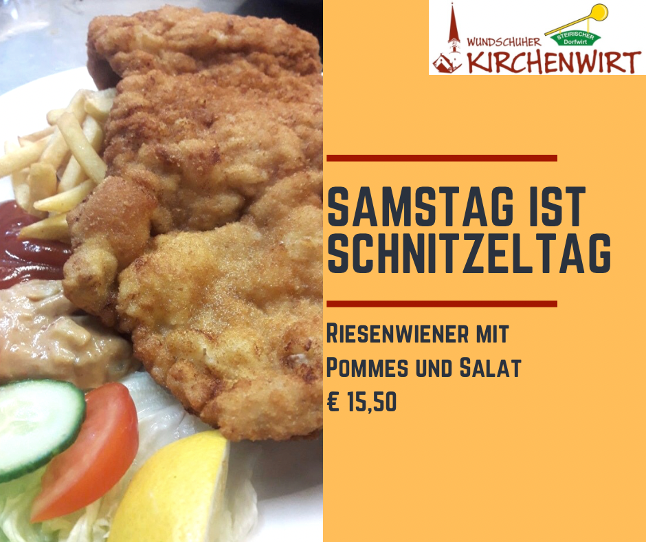 Samstag ist Schnitzeltag