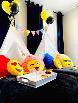 Emoji Sleepover Theme