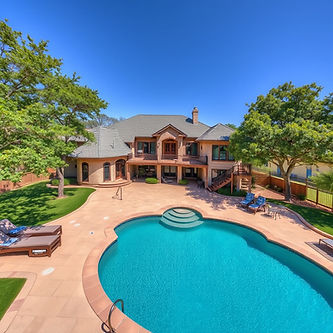 75 degree camera angle Aerial view  of a Home with swimming pool that is for sale in Lake 