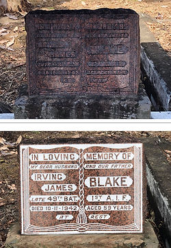 Private Irving James BLAKE WWI 626 49th Battalion WWII Q187088