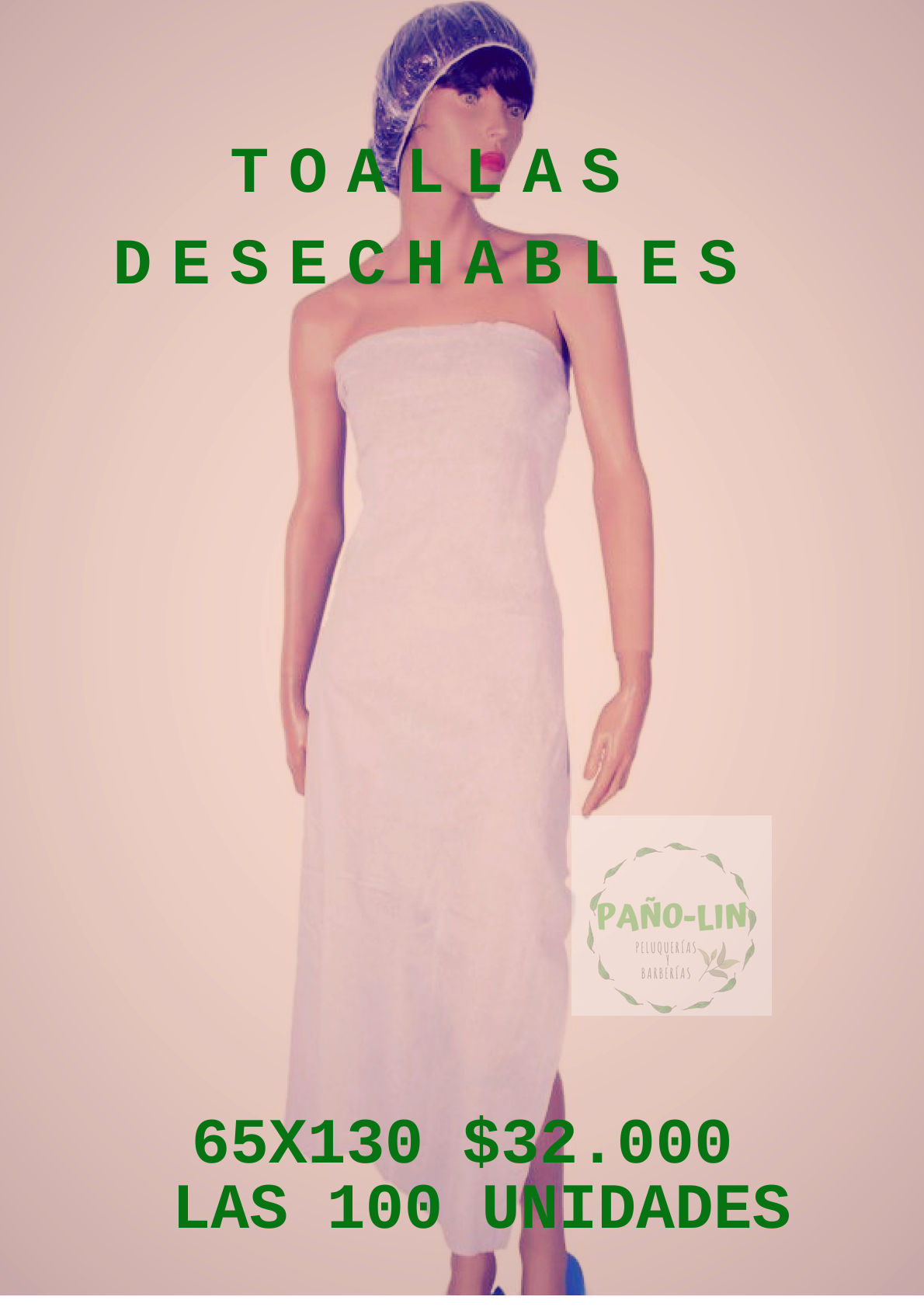toalla desechable de ducha