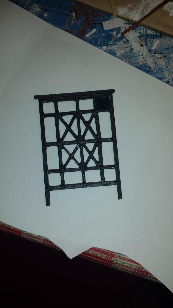 Simplified gate painted