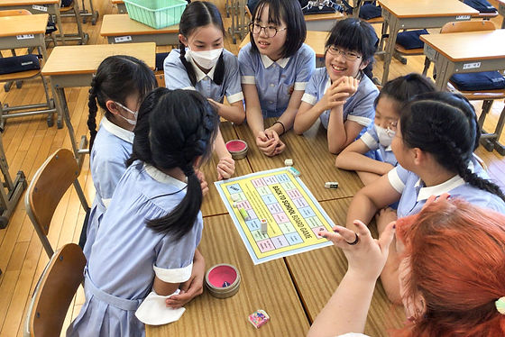 年長理英会横浜雙葉小学校の180分Ⅰ、Ⅱとテスト第7回 第6回 第5回 卒業生》 ◉年長難関女子クラス◉ 横浜雙葉ゼミクラスに卒業生が来校