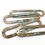 Thumbnail: 8ps Brass patina oval connector 2 hole Long bar Necklace primitive connector 823