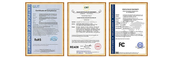 this is our huijie electronics party speaker certificate 2