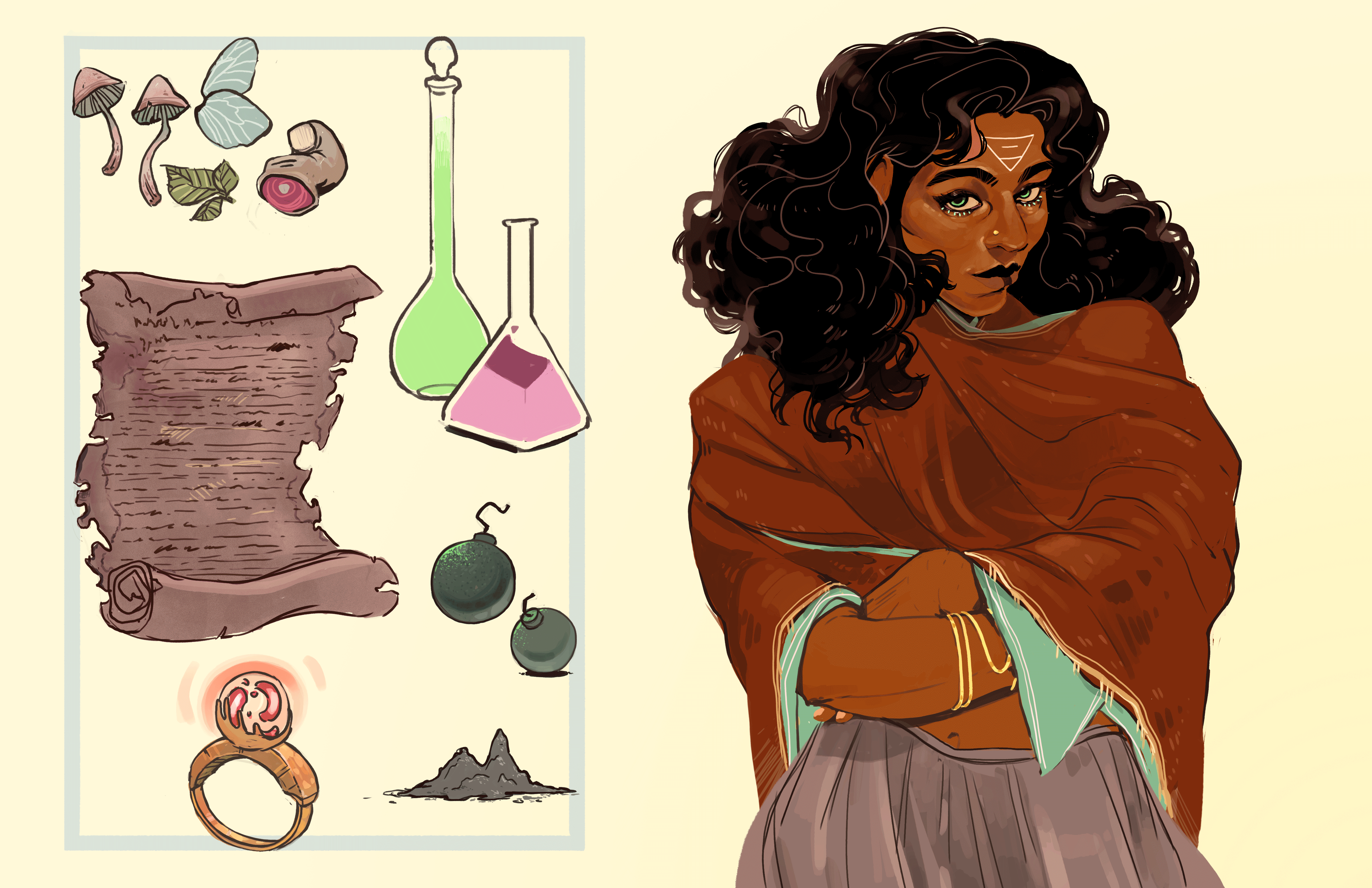 Astra - Character Sheet Commission