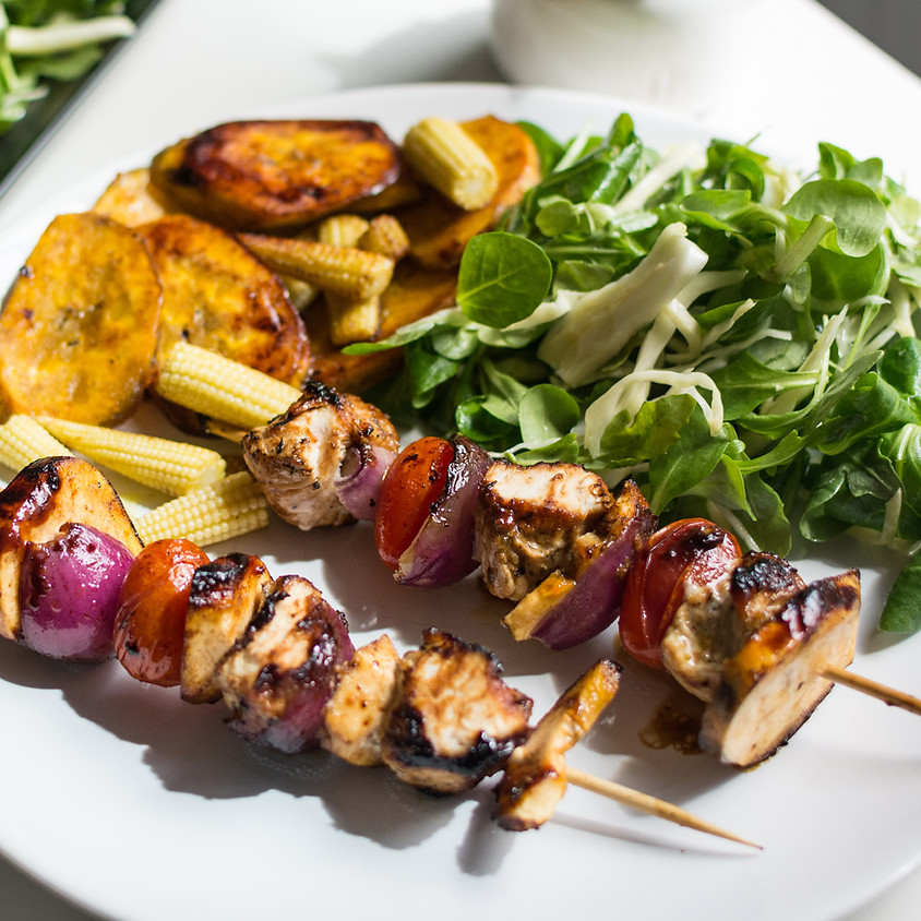 Family Dinner: Greek Chicken Souvlaki ~ 5:30 PM