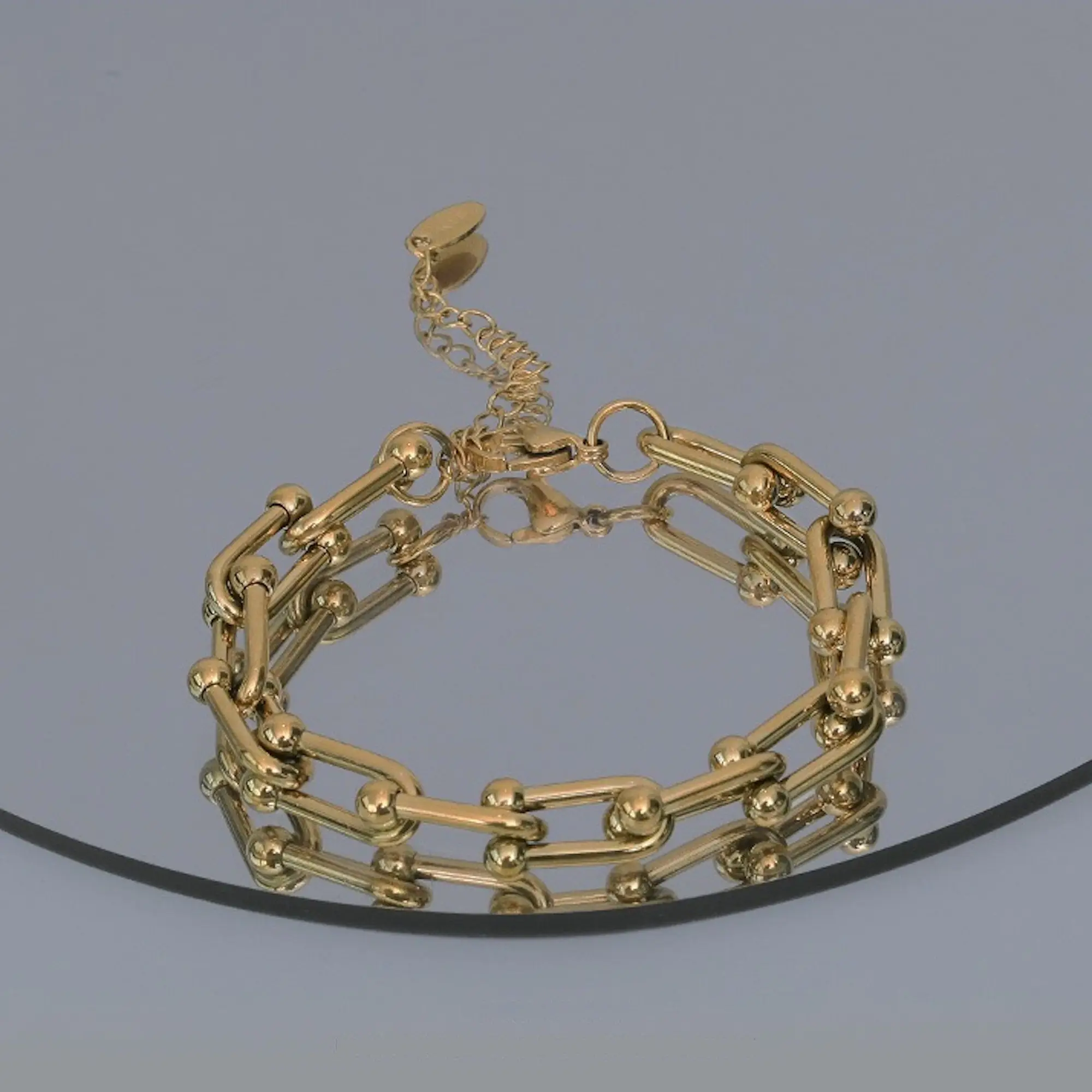 BRACELET CHAINE or vue face