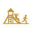Aire de jeux pour les enfants à Bessans.