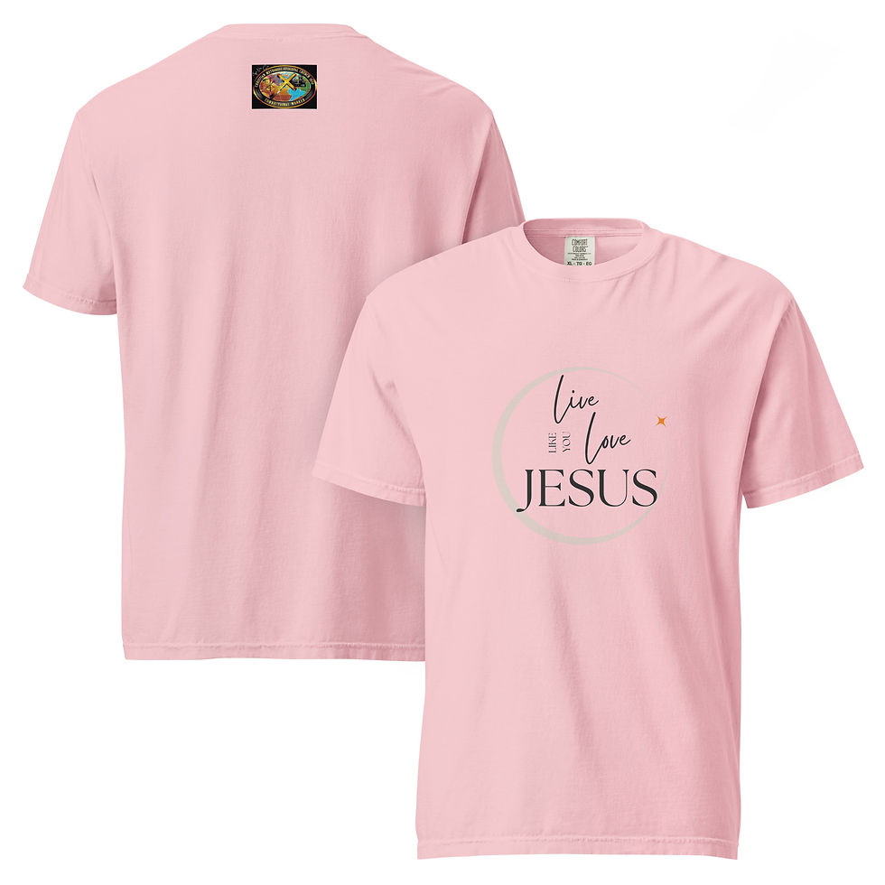 Thumbnail: Live, Love, Jesus Unisex T-shirt