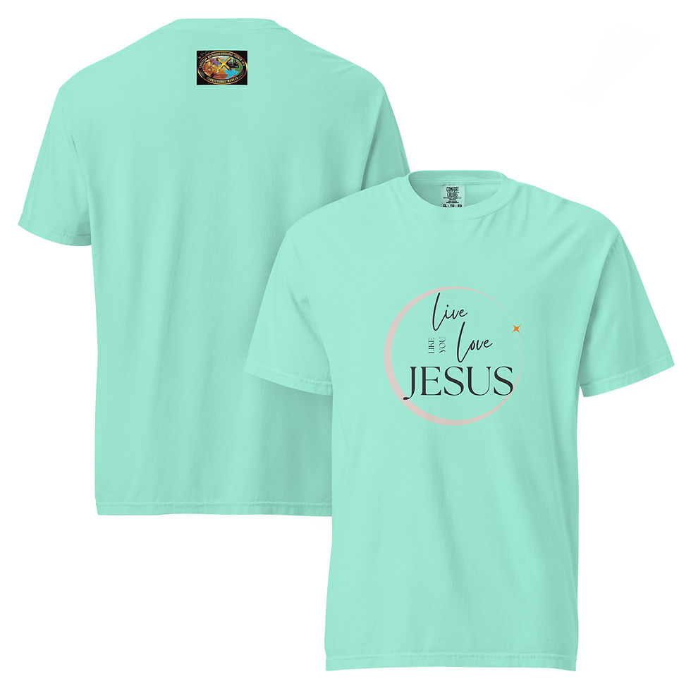 Thumbnail: Live, Love, Jesus Unisex T-shirt
