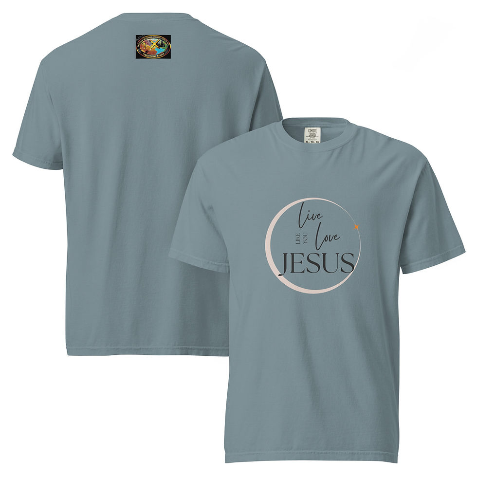 Thumbnail: Live, Love, Jesus Unisex T-shirt