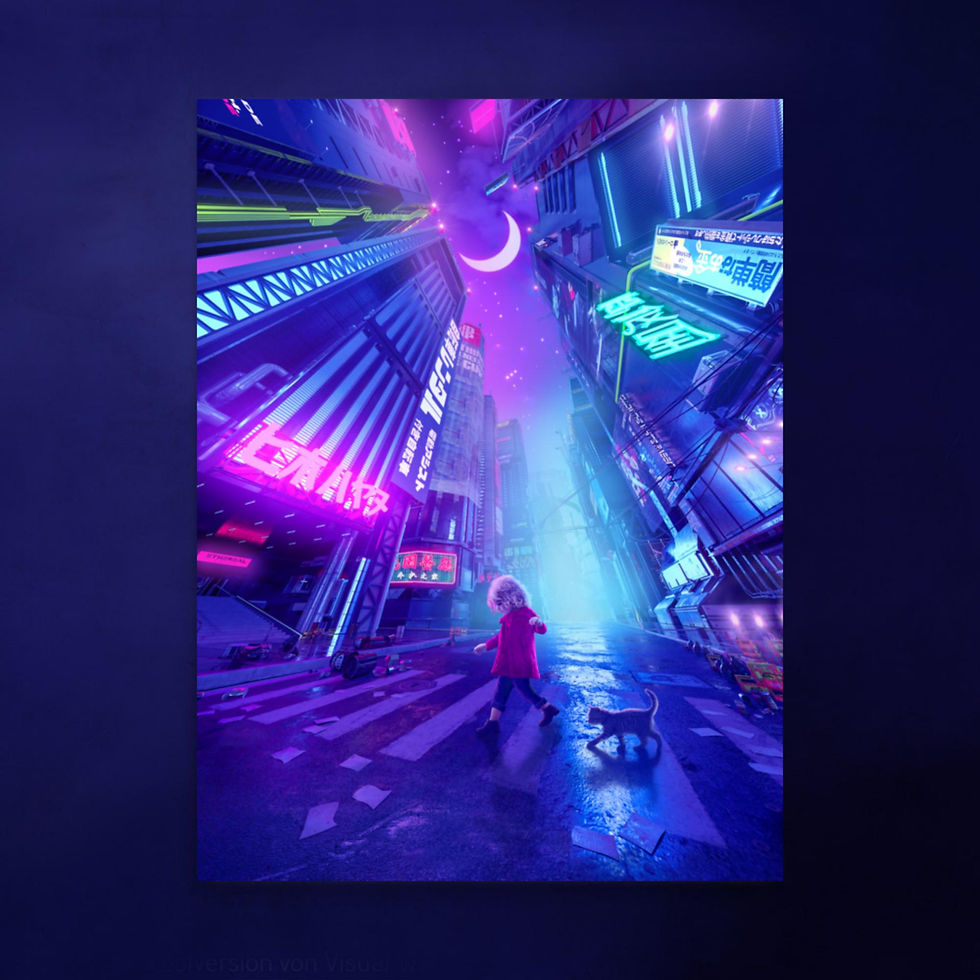 Thumbnail: Little Luna (Poster Print)