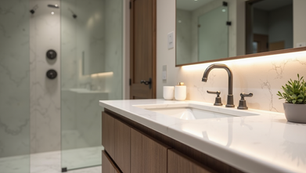 custom bathroom vanity countertops