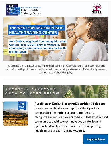 example before email campaign