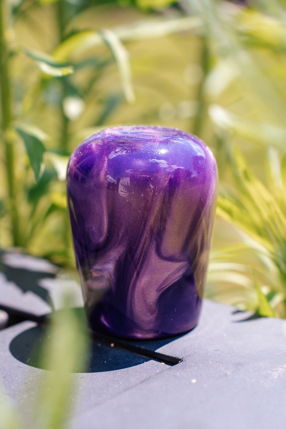 Thumbnail: Purple Gold Swirl Shift Knob