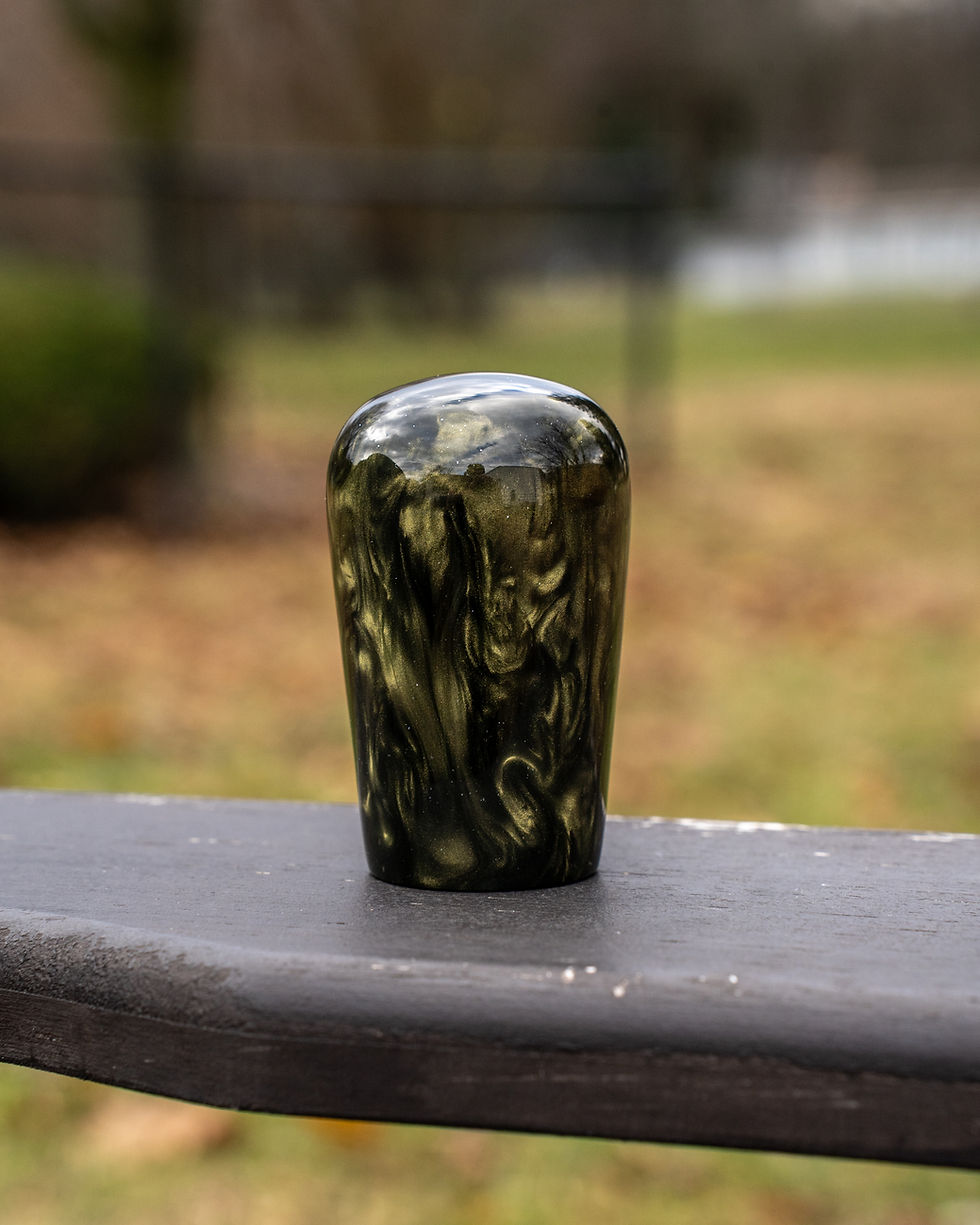 Thumbnail: Dark Green Swirl Shift Knob