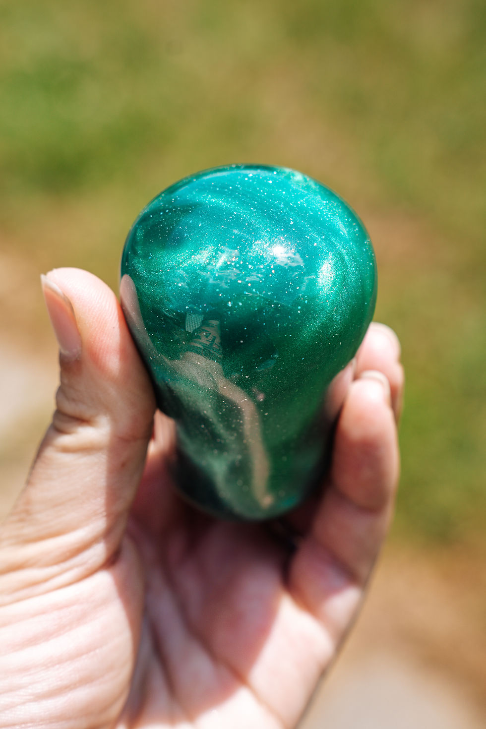 Thumbnail: Teal Swirl Shift Knob 2