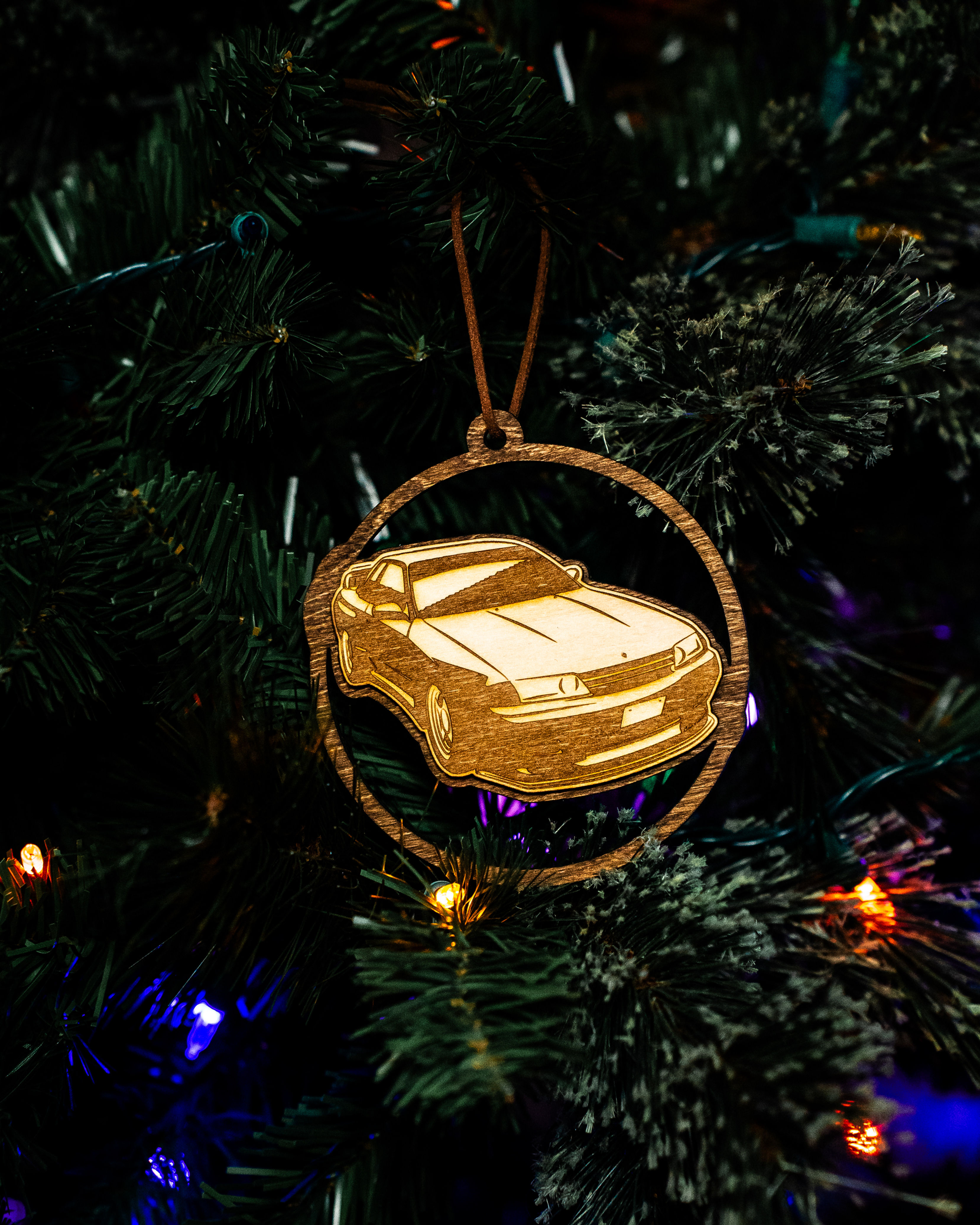 Nissan GTR R32 Wooden Christmas Ornament