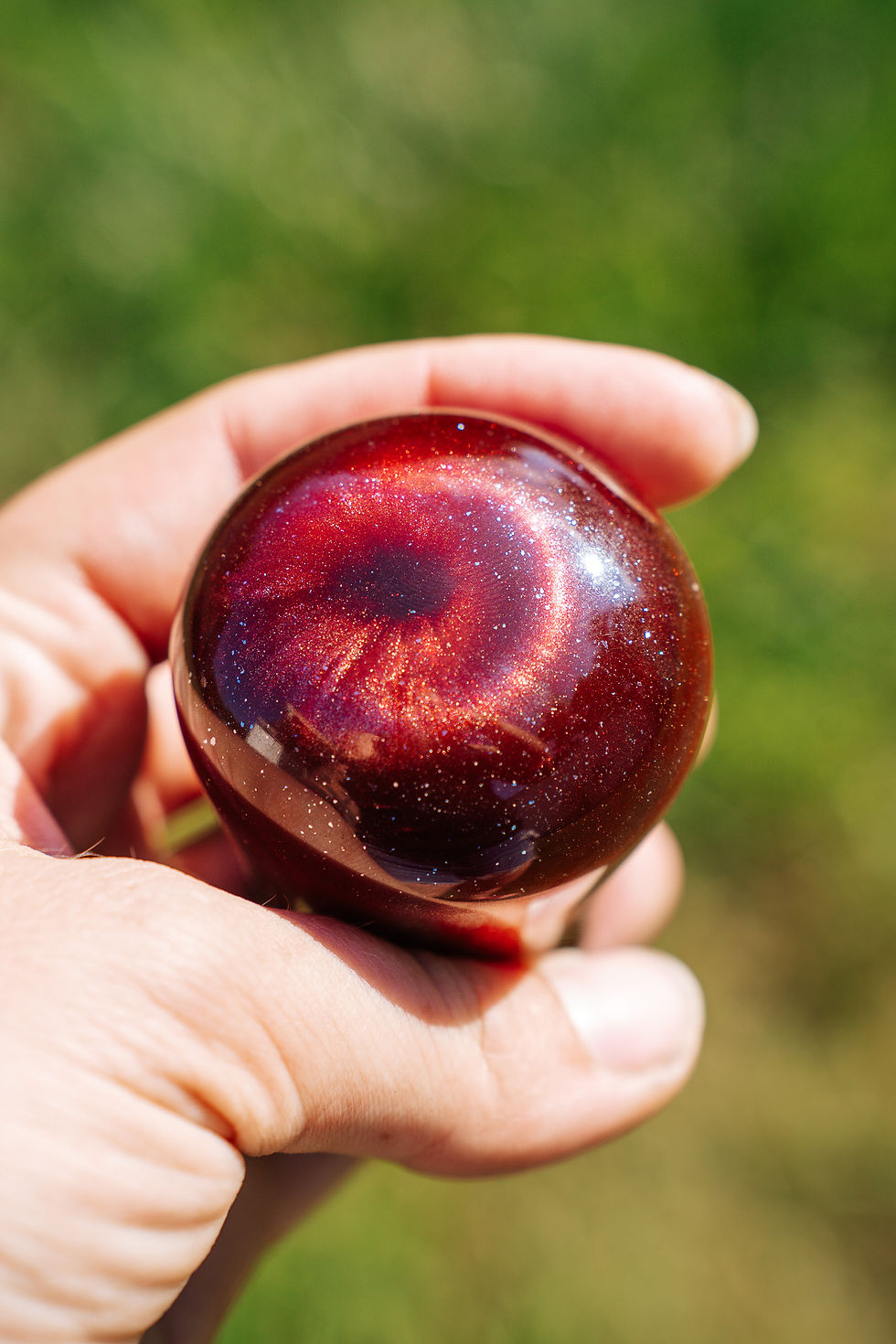 Thumbnail: Red and Silver Shift Knob