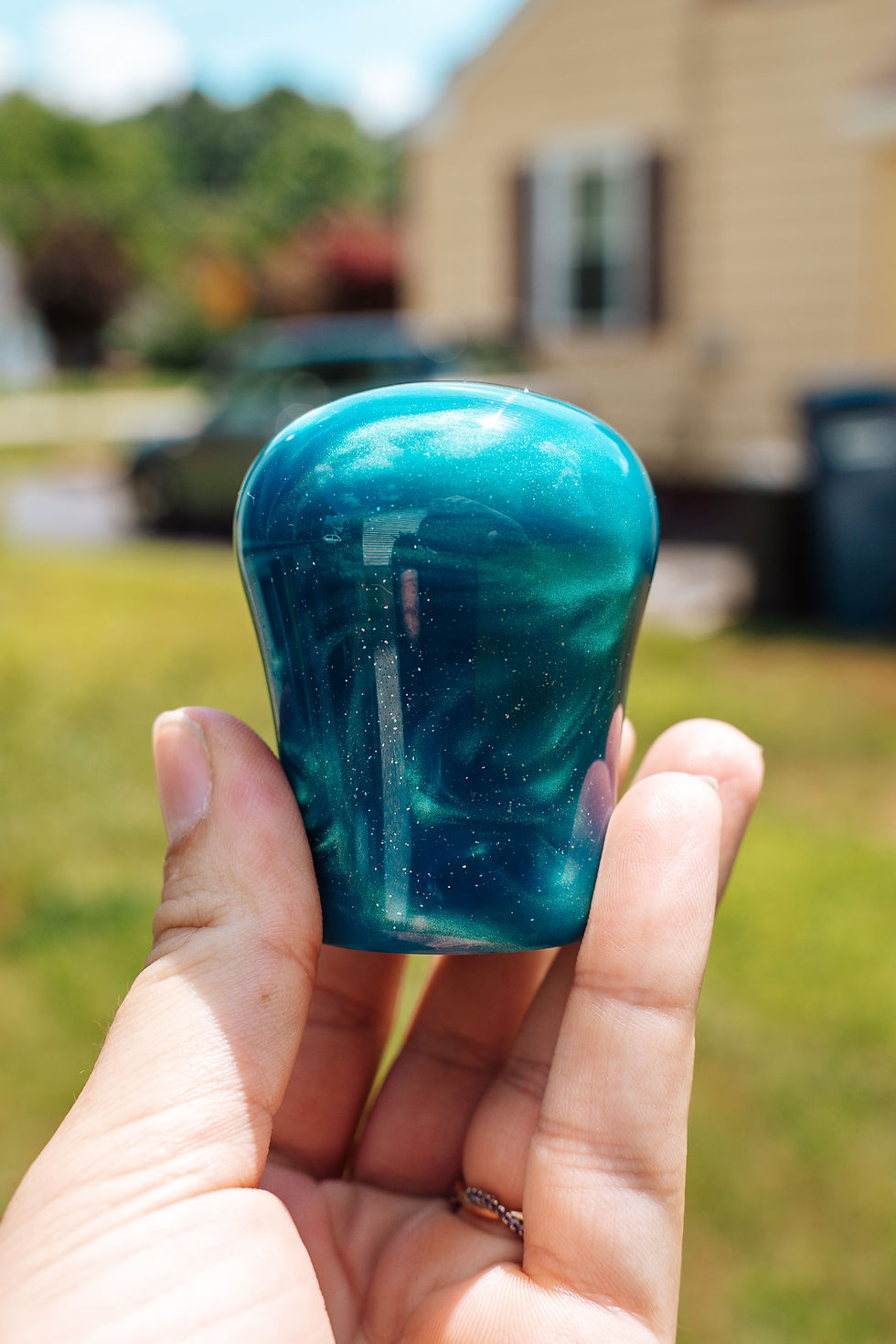 Thumbnail: Blue Swirl Shift Knob