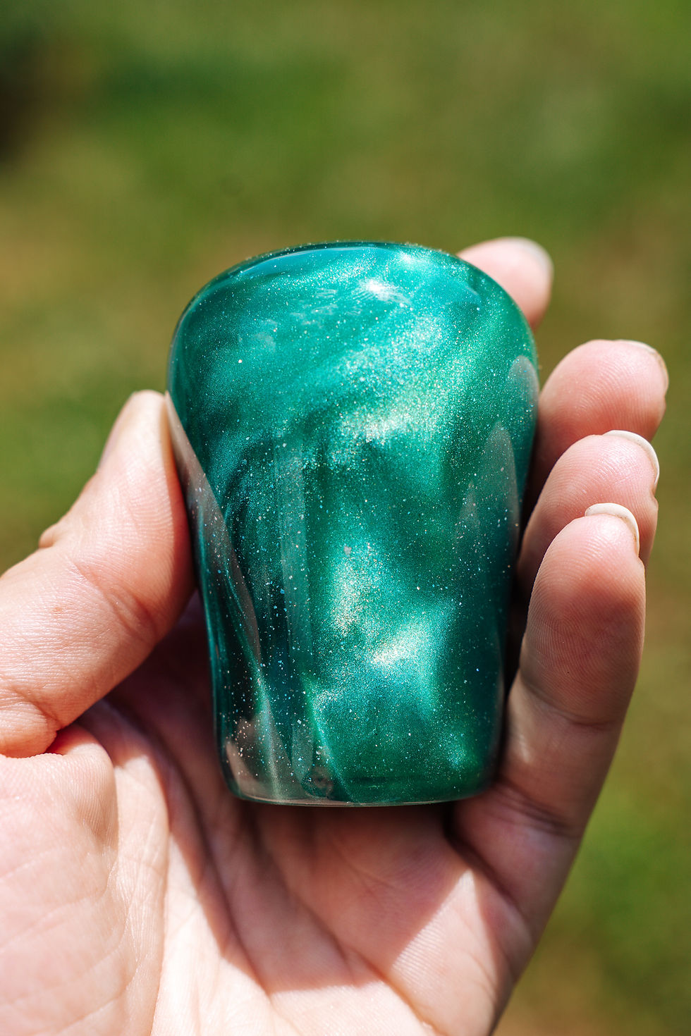Thumbnail: Teal Swirl Shift Knob 2