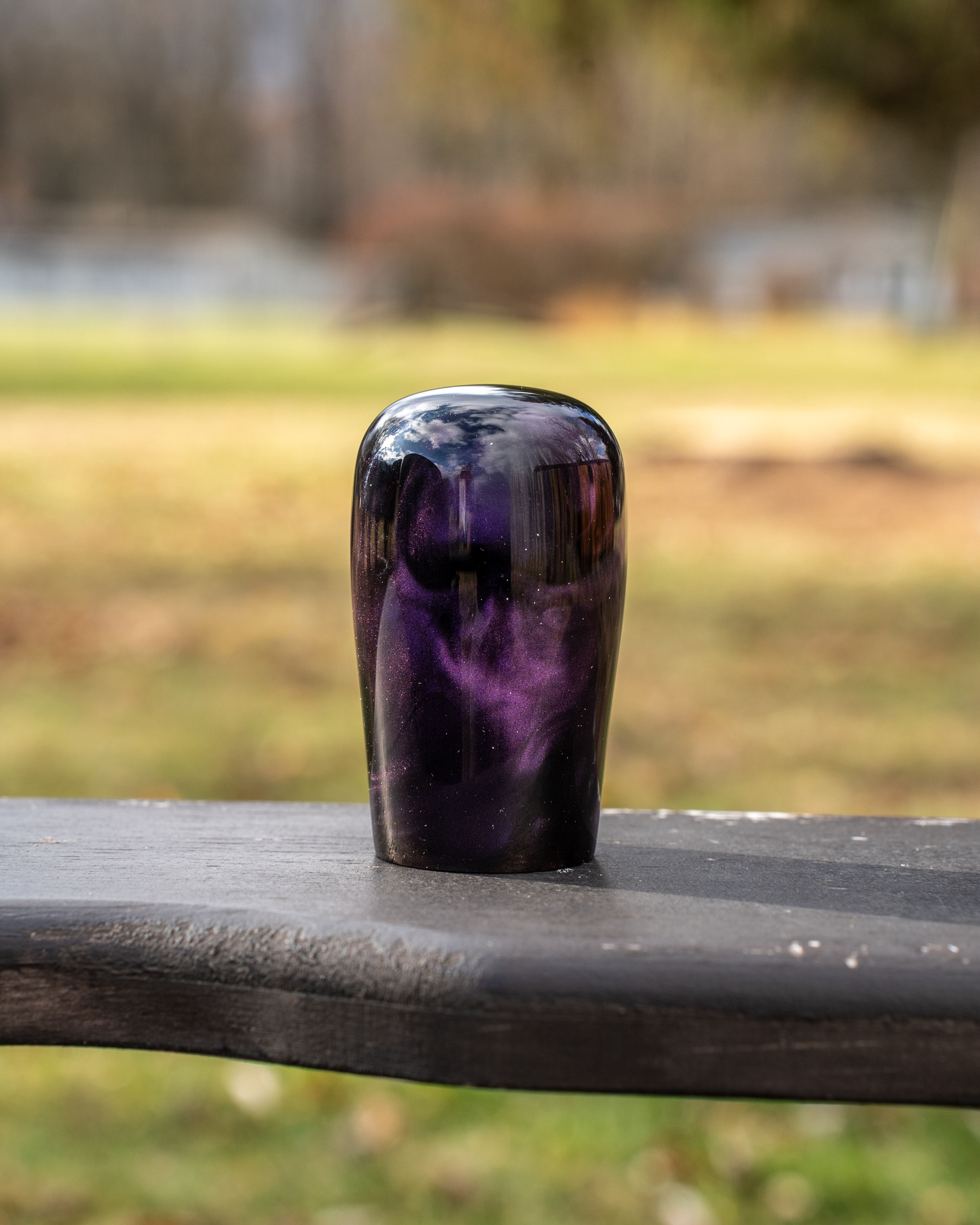 Dark Purple Swirl Shift Knob
