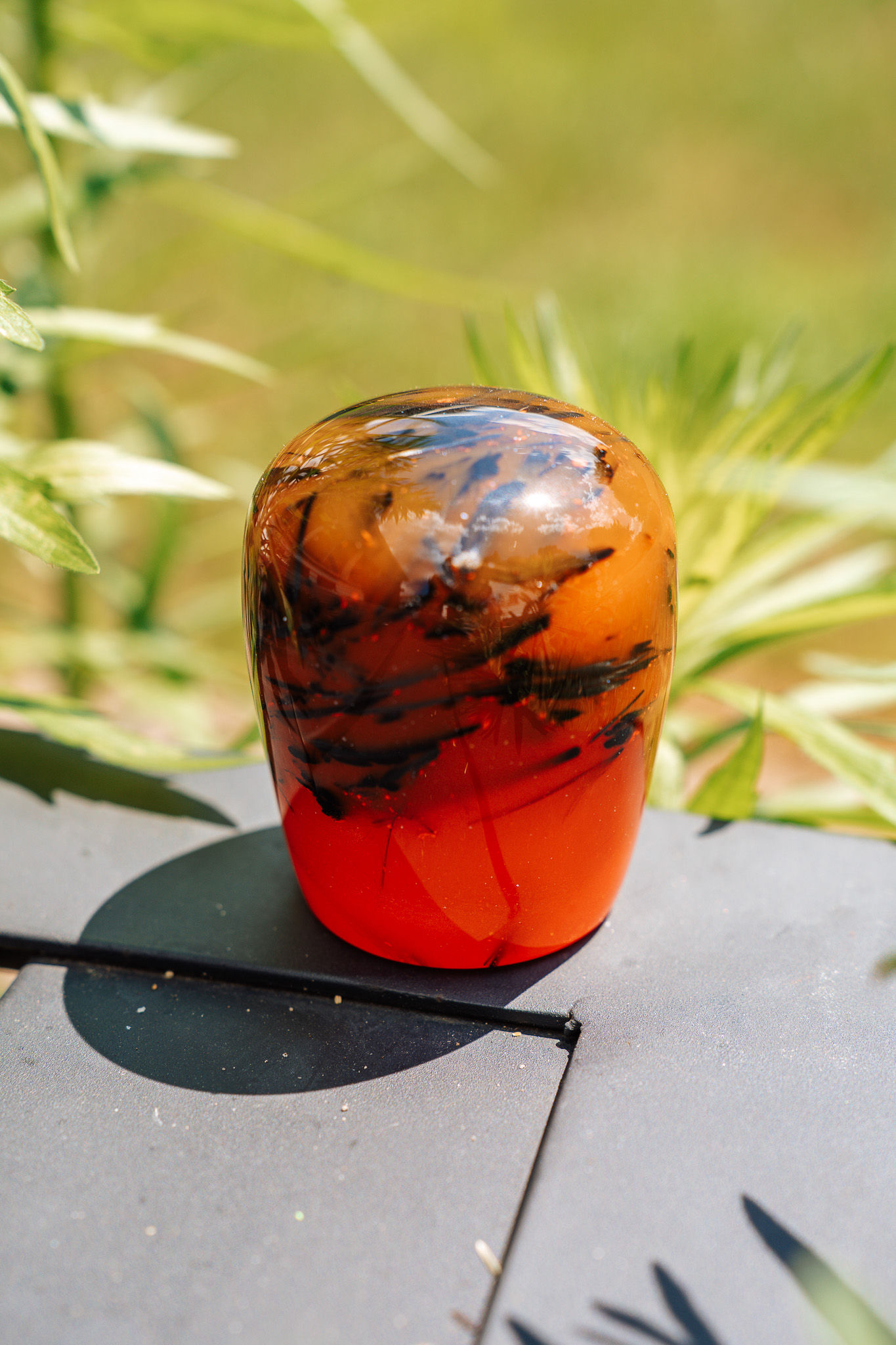 Neon Orange Carbon Fiber Shift Knob