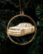 Thumbnail: Toyota Cressida Wooden Christmas Ornament