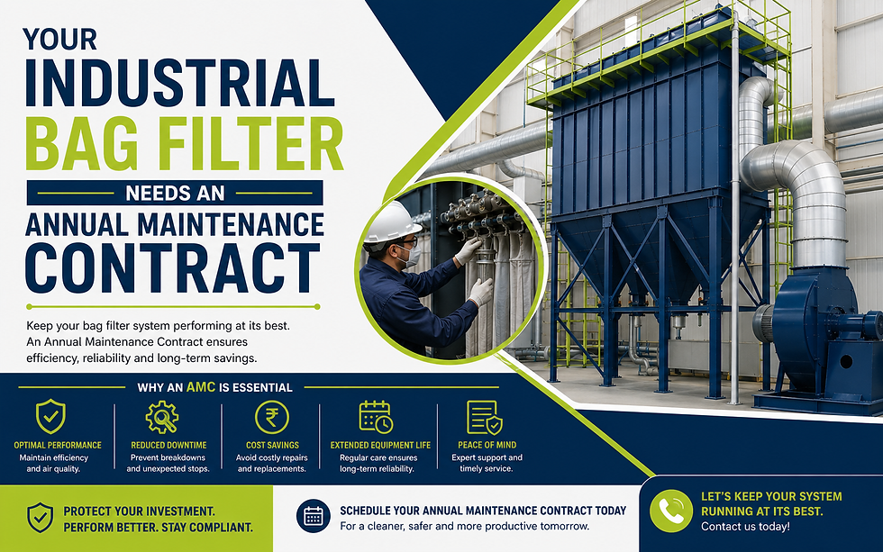 Industrial Bag Filter Needs an Annual Maintenance Contract