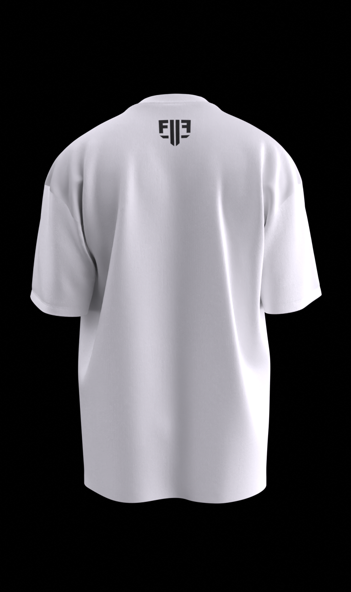 White Back Fit & Fuel 365 Classic Gym Tee