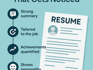 How to Write a Resume That Gets Noticed