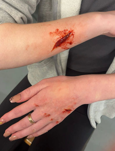 special effects, gore, scary, film, television, spfx, sfx, eczema, fake, makeup artist, makeup, art