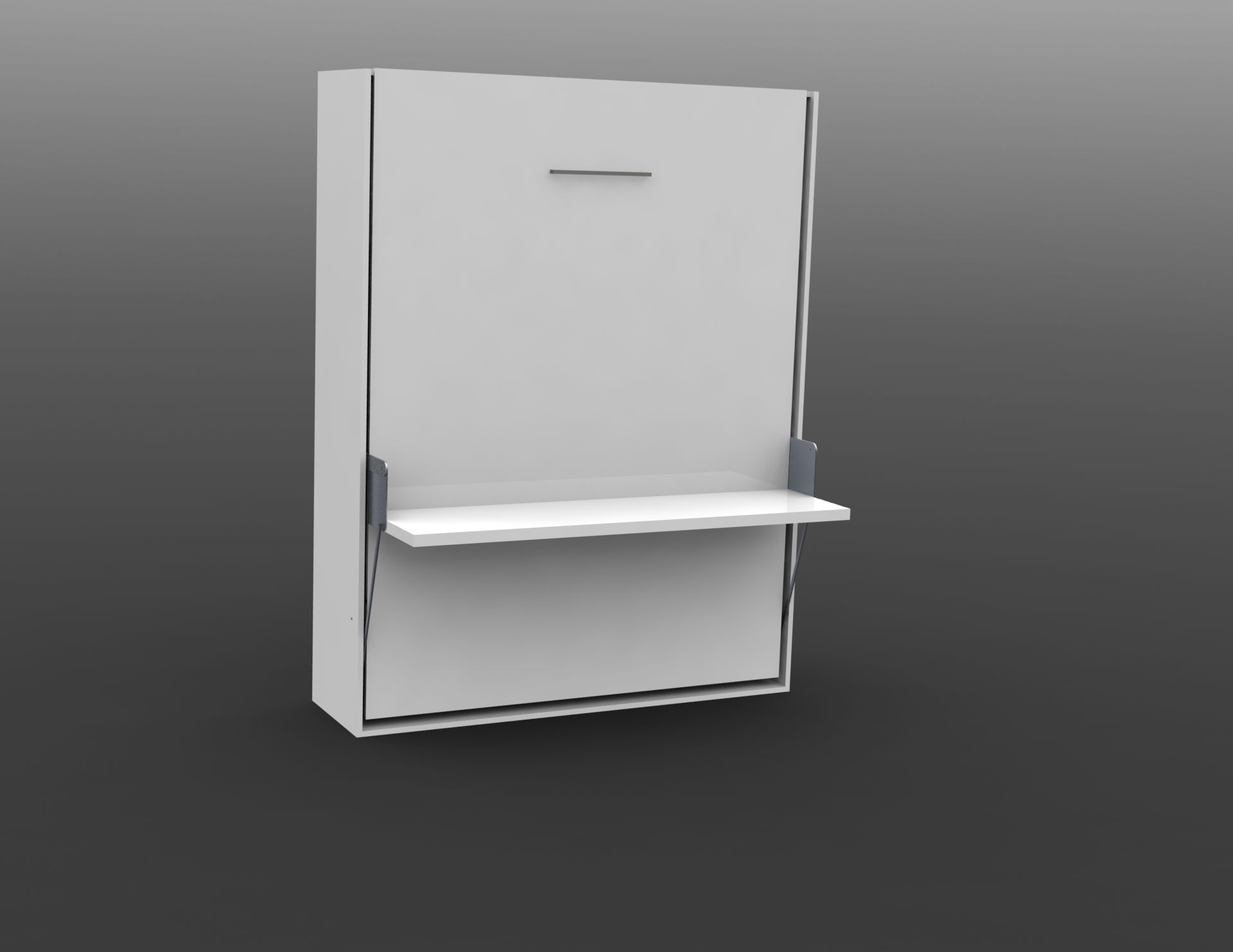 Vertical Queen Desk Bed