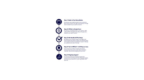 offshorely process info graphic