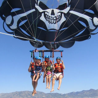 Parasailing on the costa del sol with Pirate Parasailing